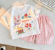 Kids' T-Shirt & Gingham Shorts Set — view 5