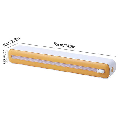 Food Film Dispenser Cutter Magnetic Plastic Cling Film Wrap Dispenser Aluminum Foil Stretch Film Cutter Kitchen Tool Accessories