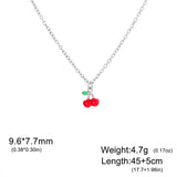 Cherry Pendant Necklace — view 9