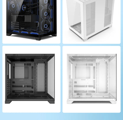Power train Dreamland PRO ATX motherboard PC gaming 360 water-cooled Sea view room Double-sided glass gaming computer case