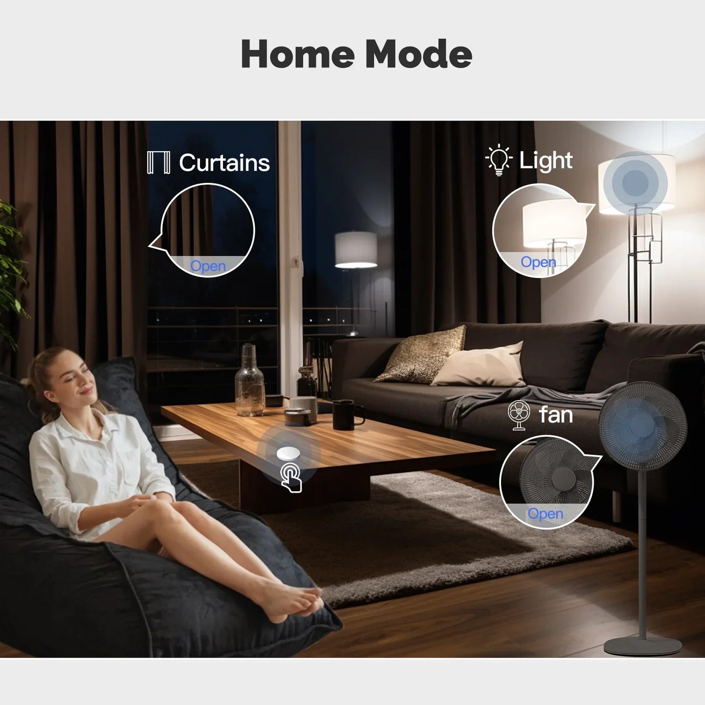 MOES ZigBee Smart Wireless Button Scene Switch Tuya BatteryPowered Mobile Setting Multi-scene Linkage Wireless Remote Controller