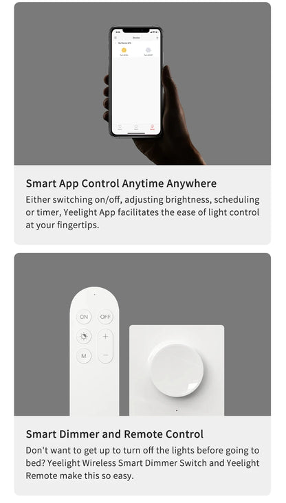 Global Version Yeelight Smart Ceiling Light RGB Wifi 18W/21W Dimmable 2700-6500K Ultra Slim Smart Voice Control Work with Mihome