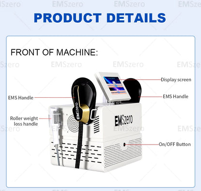 NEW UPGRADE EMSzerol+RF(62 ROLLER MASSAGE)therapy Body Weight Loss Slimming Beauty Equipment