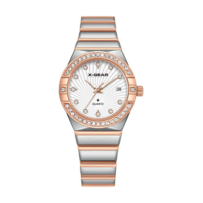 New Luxury Trendy Ladies Watch Luminous Waterproof Stainless Steel Date Woman Watch Fashion Elegant Quartz Women's Watches