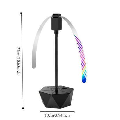 USB Rechargeable Fly Repellent Fan Portable Multi-Functional Insect Repellent Fan Safe Soundless Fly Fans for Food Outdoor