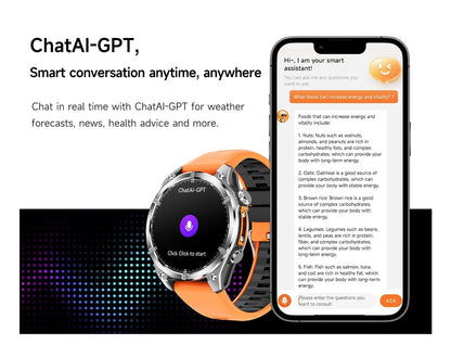 2026 HD300 Smart Watch AMOLED Path 5.4Bluetooth Chat AI GPT Waterproof Health Watches Bluetooth Call Travel Diving Smartwatch