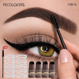 Brow Powder & Stencil Set — 15 Pieces — product image