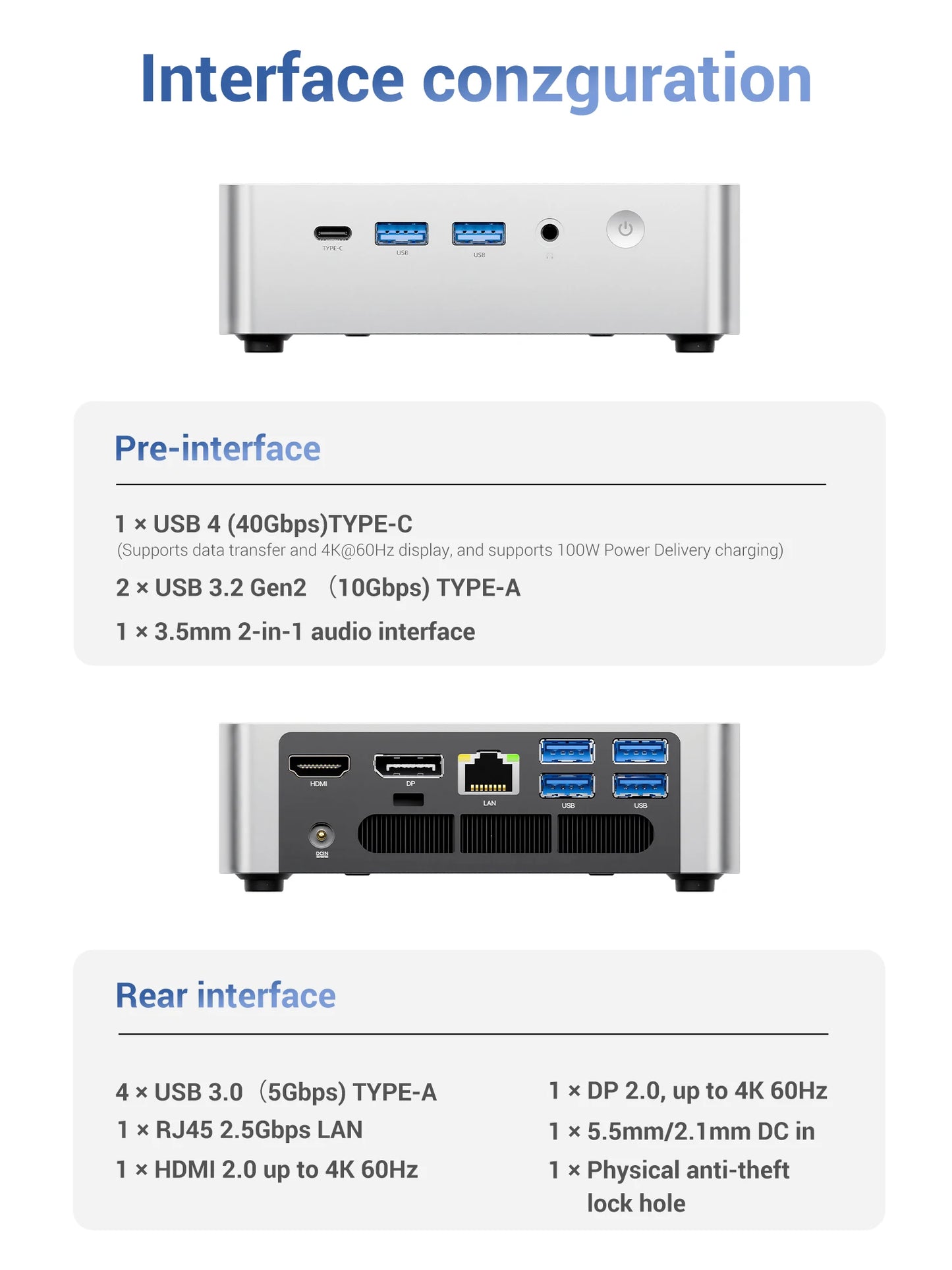 FIREBAT F1 MINI PC AMD Ryzen 7 H255 LPDDR5 16GB RAM 512GB SSD WIFI6 BT5.2 Portable Desktop MINI-PC Windows 11 Desktop Computer