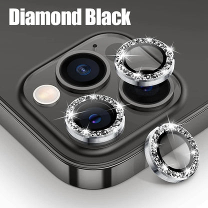 Metal Diamond Camera Lens Protector for IPhone 17 Pro Max 17Air 17 Luminous Protective Lens Glass for iPhone 16 PRO MAX 15 Pro
