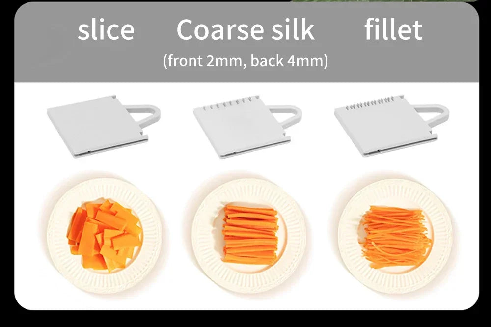 Slicer Safe Mandoline Vegetable Cutter Veggie Dicer Slicer for Julienne French Fry and Potato Get Storage Box with Lid
