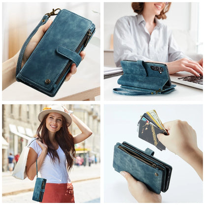 Leather Zipper Wallet Case For Samsung Galaxy A14 A15 A16 A17 A24 A25 A33 A34 A35 A36 A53 A54 A55 A56 A71 A72 4G 5G Phone Cover