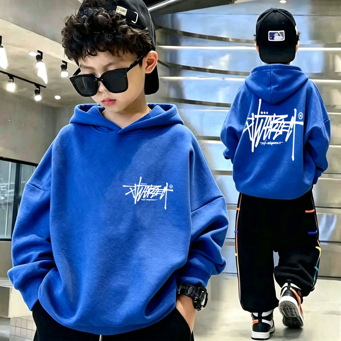 Kids' Graffiti Letter Hoodie — product image