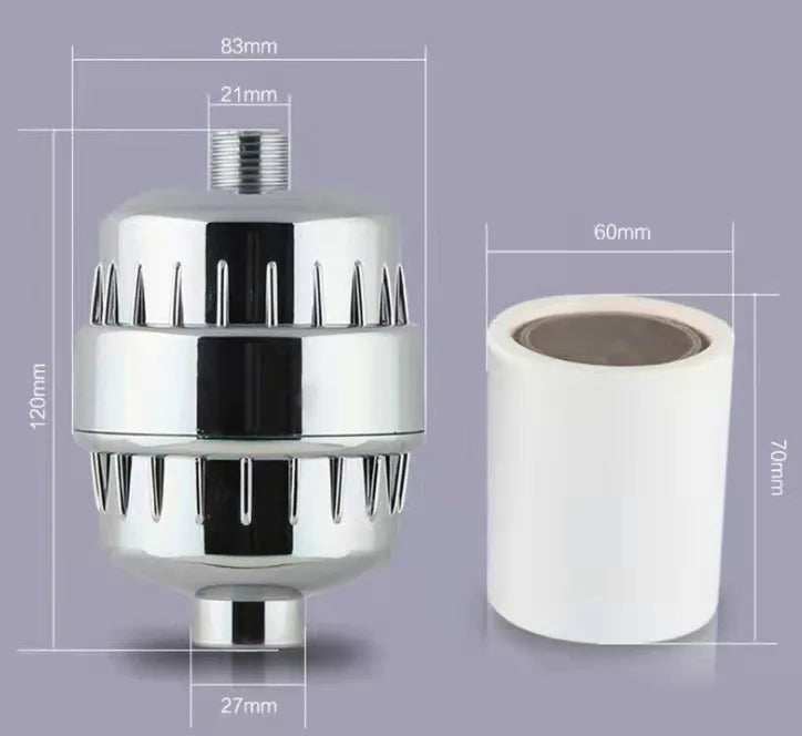 25-level new upgraded turbine filter multi-level bath water purifier household small water purifier bath filter