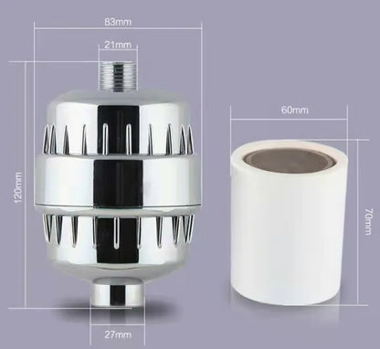 25-level new upgraded turbine filter multi-level bath water purifier household small water purifier bath filter