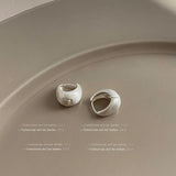 Brushed Geometric Earrings — view 14