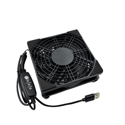 Home Router Cooling Fan For Ipad USB-Powered Silent Computer Fan 3-Speed Adjustable Silent  Fan Cooling with Controller