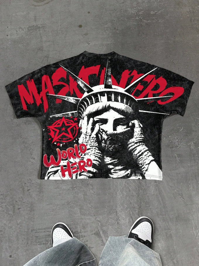 Men's Letter Graphic T-Shirt — product image