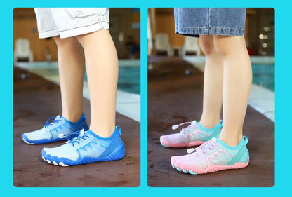 Outdoor Barefoot Sneakers Aqua shoes Men's and Women's Children's Quick-drying Swimming Beach Shoes Water Shoes Suitable Water S