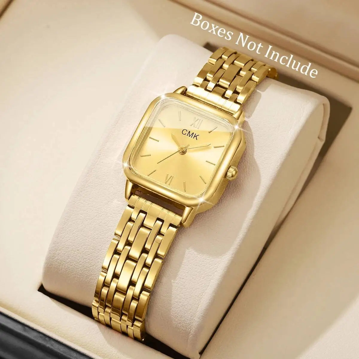 Fashion Women Watches Casual Square Dial Quartz Wristwatches Reloj Mujer Girls Clock Gift（Without Box）