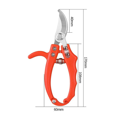 Gardening Branch Scissors Fruit Tree Shears Grafting Pruning for Bonsai Household Garden Non-slip Handle Tools Shears