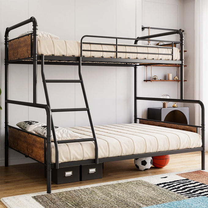 Twin-Over-Full Metal Bunk Bed — product image
