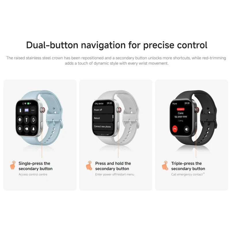 Global Version Redmi Watch 6 2.07" AMOLED Screen 550mAh Battery 150+ Sports Modes 5ATM Water Resistance Xiaomi HyperOS 3