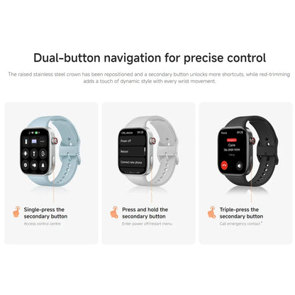 Global Version Redmi Watch 6 2.07" AMOLED Screen 550mAh Battery 150+ Sports Modes 5ATM Water Resistance Xiaomi HyperOS 3