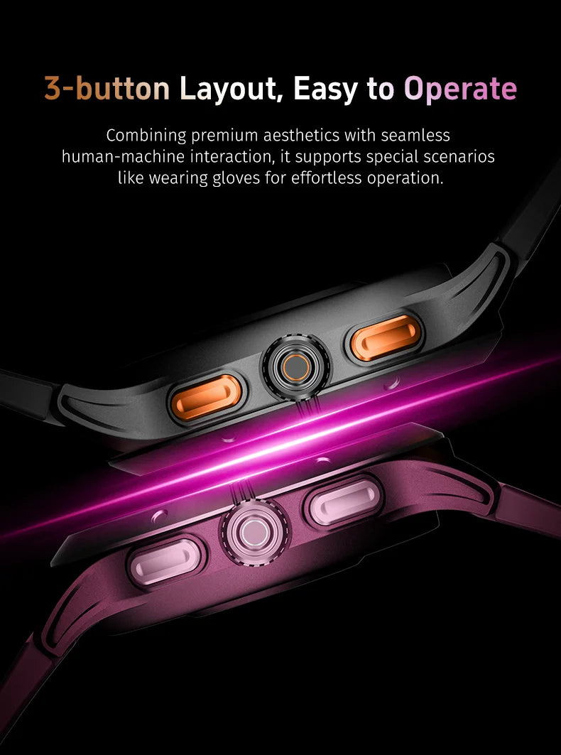 GTR5 Smart Watches AMOLED Bluetooth Call 1.43 inch Large Screen Men Sports Fitness Tracker Heart Rate Health Monitor Smartwatch