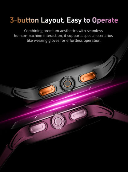GTR5 Smart Watches AMOLED Bluetooth Call 1.43 inch Large Screen Men Sports Fitness Tracker Heart Rate Health Monitor Smartwatch