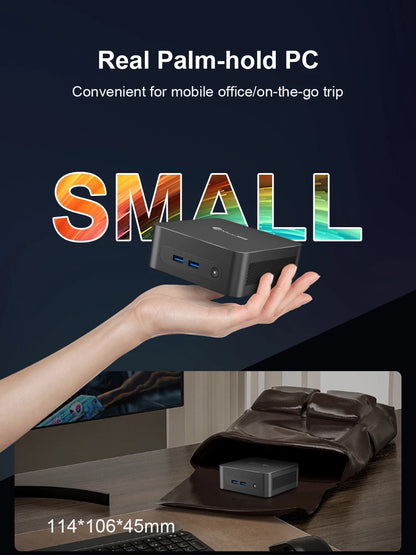 MLLSE  Mini PC M2 Plus Intel Celeron 5205U Processor 8GB RAM 256GB ROM WiFi 5 BT4.2 Windows 11 Pro Desktop Computer