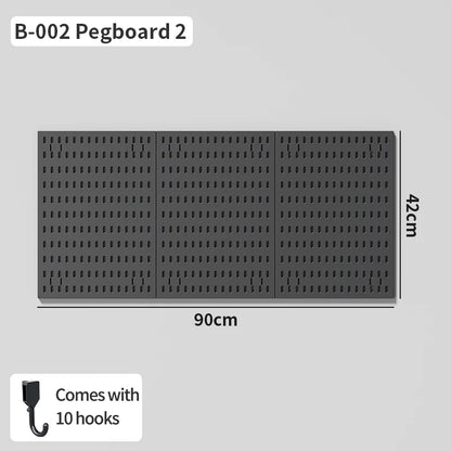 No-Holes Home Organization | This Wall Pegboard Displays & Organizes Your Daily Items & Electronics in Living Room/Study