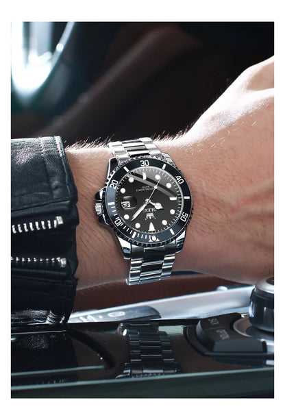 OLEVS Watches 5885 Mens Watch Original High Quality Quartz Watch Waterproof Luminous Calendar  Watches For Men Box Gifts Reloj