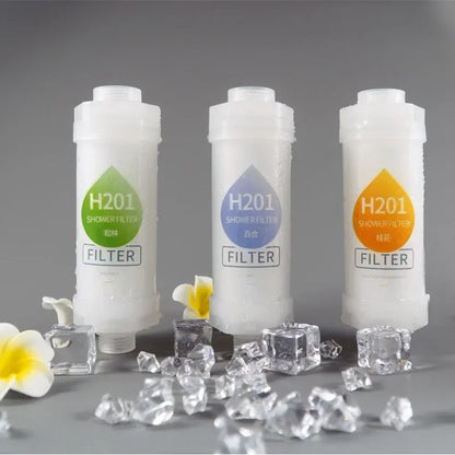20PCS Scented Shower Head Filter Water Softener Removal Shower Purifier Bathroom Accessories,Shower Filter Replacement