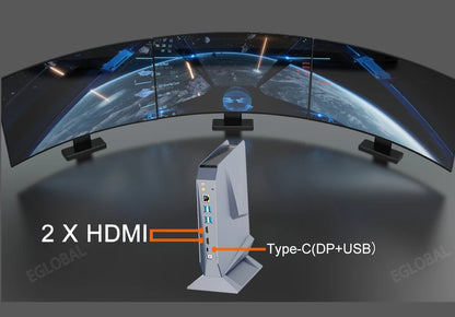 Eglobal Mini pc game Intel i9 13900H i7 13700H Nvidia RTX 4060 8G Desktop Gaming Computer DDR5 NVME PCIE Wifi 6 Windows 11 Pro