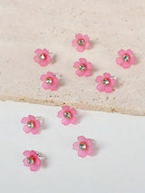Faux-Pearl Flower Hair Clips — view 10