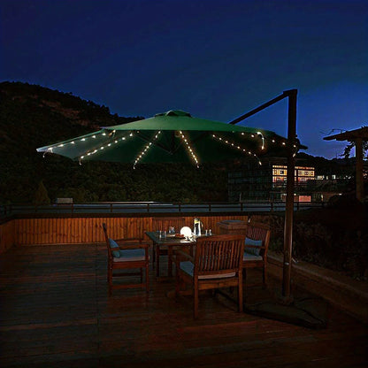 Solar Patio Umbrella Lights 8 Modes String Lights with Clip Waterproof Light for Outdoor Lighting Deck Garden Party Decoration