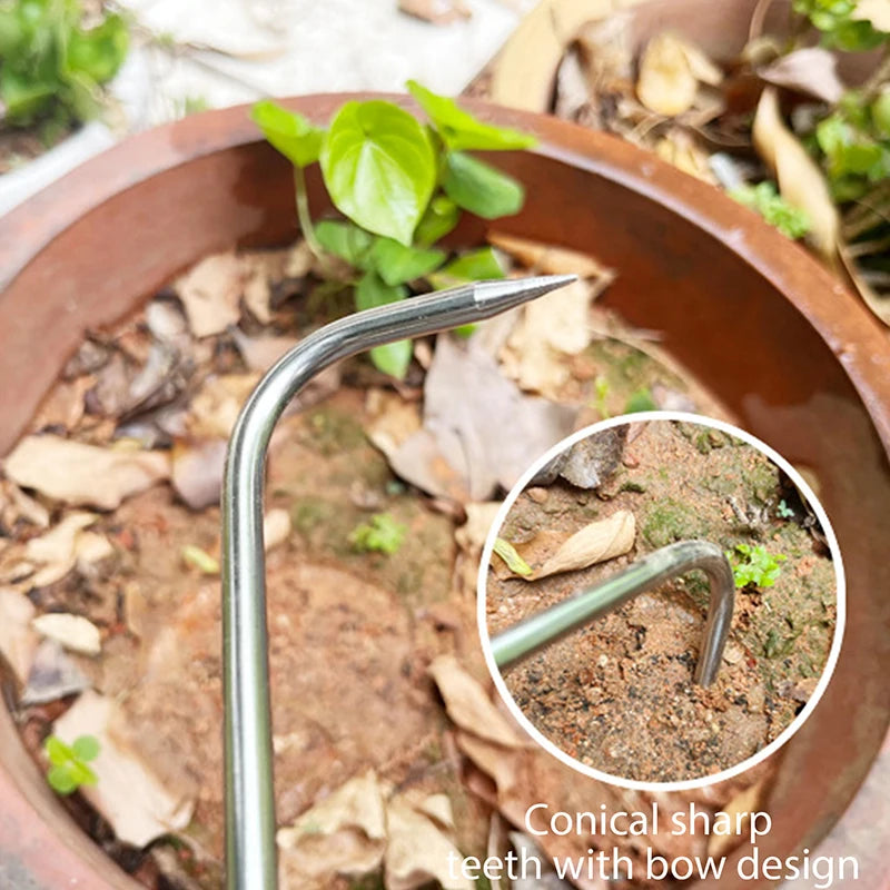 Single Claw Weeders Garden Weeding Hand Tool Garden Root Hook Garden Maintenance Supplies For Loosening Digging Tilling Tool