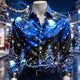 Men's Christmas Tree & Snowflake Shirt — view 22