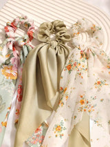 Floral & Solid Shawl Scarf Set — view 3