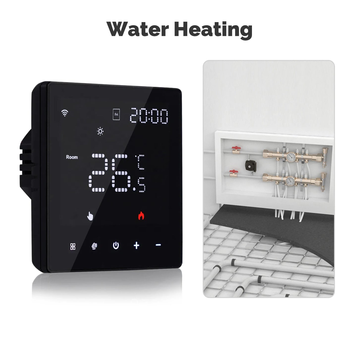 MOES Tuya WiFi Smart Thermostat Programmable Temperature Controller Water Boiler Electric Heating Work With Alexa Google Home
