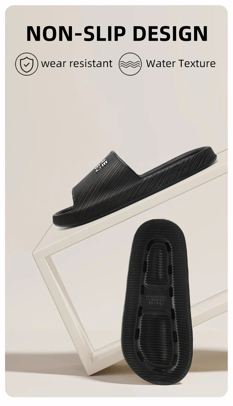 Men's Summer Anti-Slip Deodorant Slippers Trendy Outdoor Wearable Slippers for Men