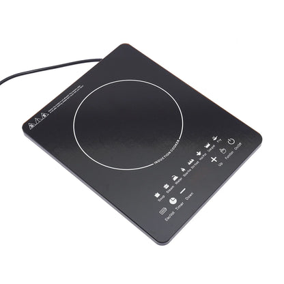 110V Induction Cooktop, 750W Electric Induction Stove W/ Touch Panel, 60-240℃ Temp Adjustable, for Dorm Room, Home Kitchen, RVs