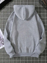 Heart Letter Graphic Hoodie