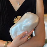 Flower Shell Shoulder Clutch — view 4