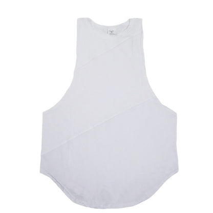 NEW Bodybuilding Sporty Tank Tops Men Gym Fitness Workout Sleeveless Shirt Male Stringer Singlets Summer Casual Loose Undershirt