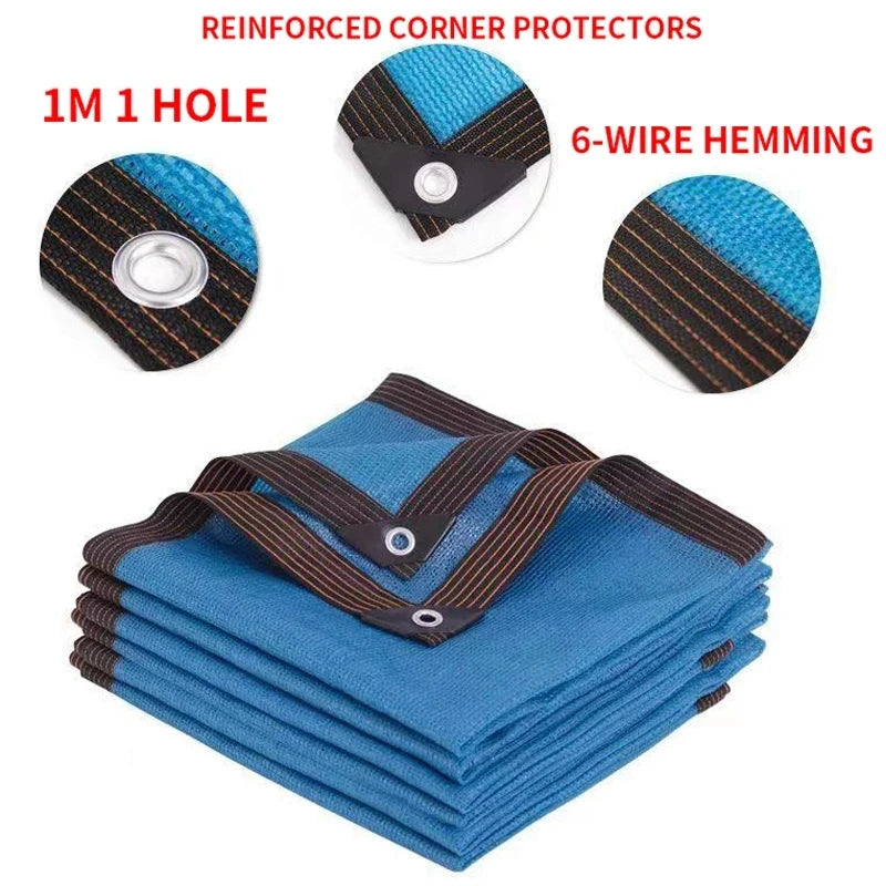 Outdoor Garden Shading Net, Terrace Awnings, Camping Shade Cover Mesh, UV Protection, HDPE Sunscreen Fabric, Shade4x5m ﻿