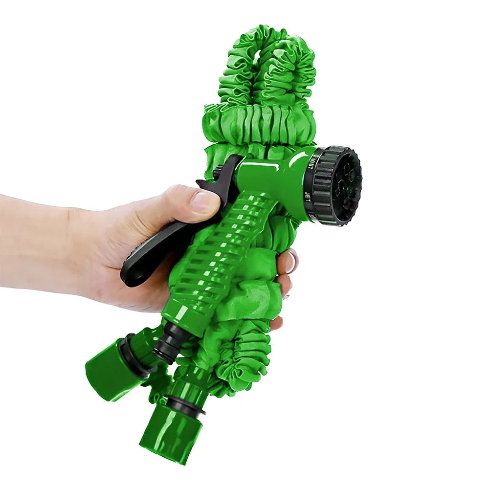 50FT Expandable Magic Hose Lightweight Design Durable Materials 7 Water Spraying Functions Gun Home Garden Watering Tools