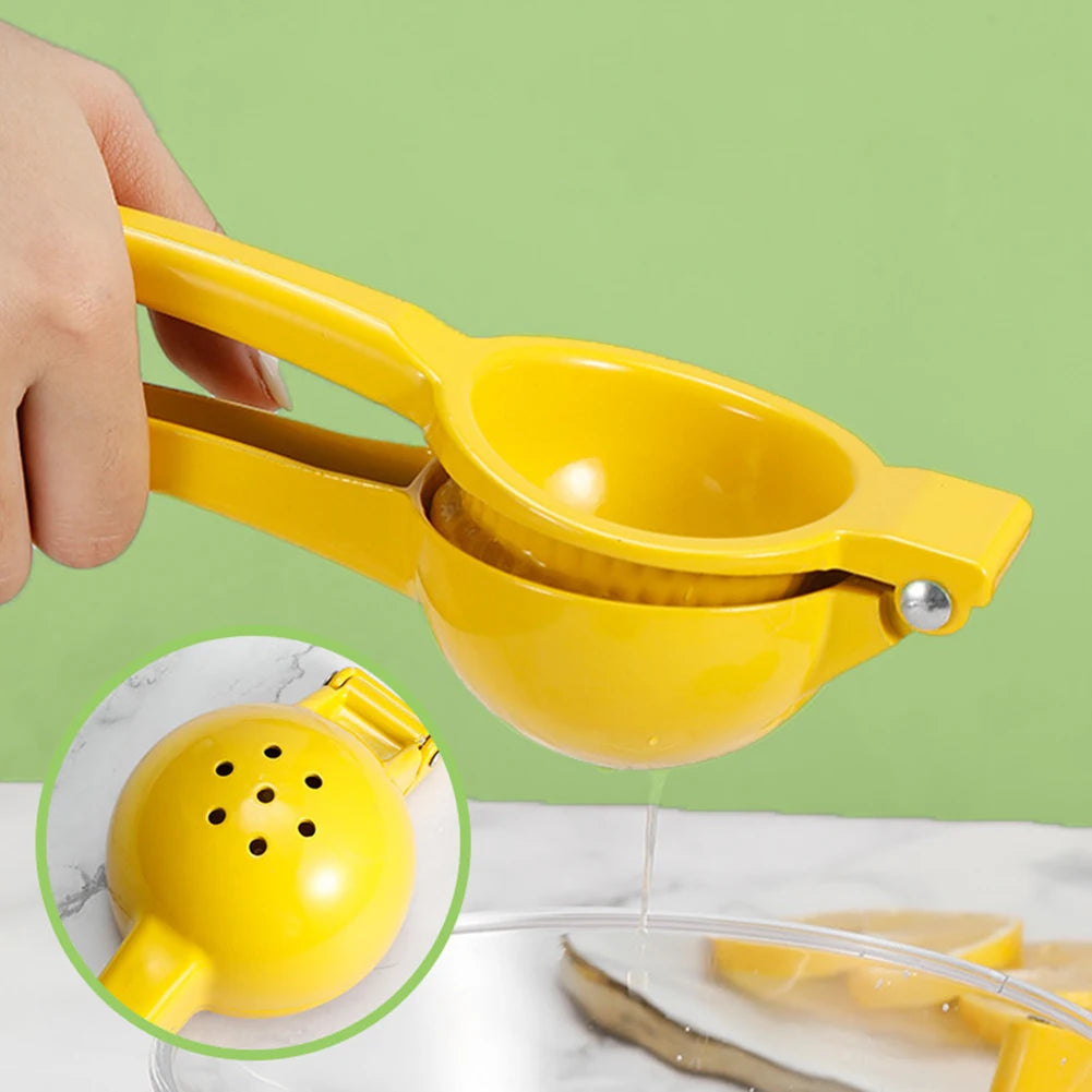 Home Manual Lemon Squeezer Lemon Squeezer Sturdy Hand Pressed Orange Fruit Juicer Aluminum Alloy Portable Practical Kitchen Tool