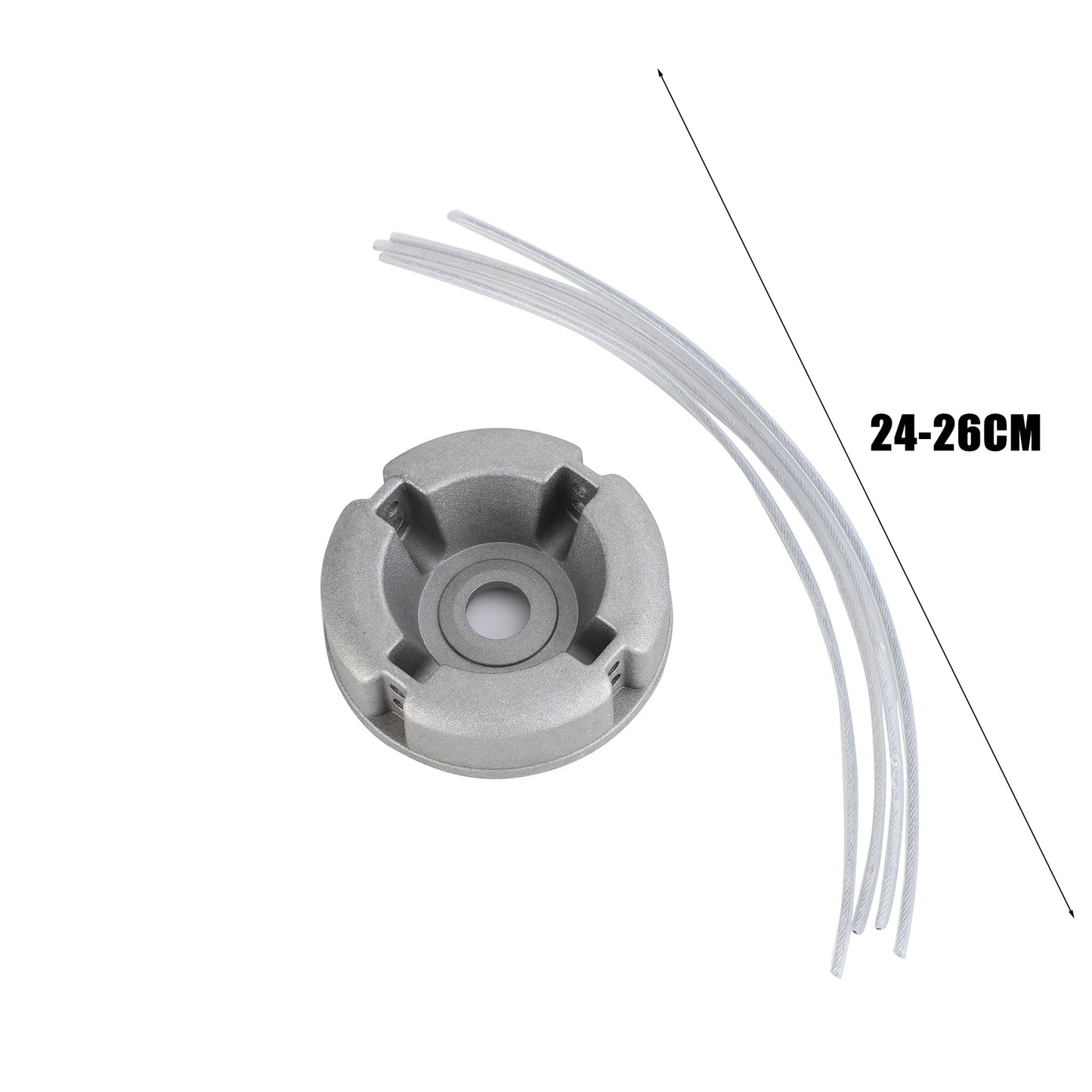 1pcs Universal Aluminum Alloy Lawn Mower Head and Replacement Nylon Steel for Lawn Mowing Line Lawn Mower Weed Head Accessories