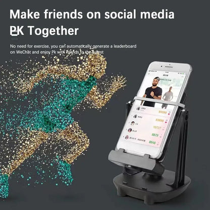 Mobile Phone Pedometer Swing Automatic Walking Machine Desk Swing Shaker Stand Holder Brush Agitator Counter For IPhone Xiaomi